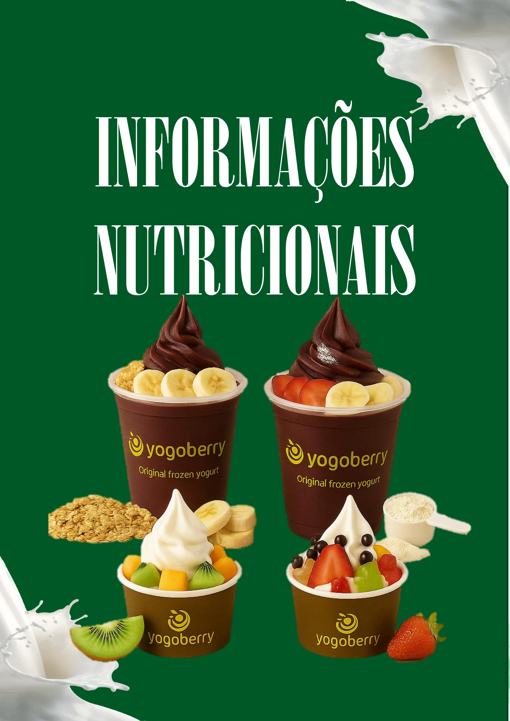 yu様 TARGET 90% 17g GLUTTONY INFORMAÇÃO NUTRICIONAL -Yogoberry